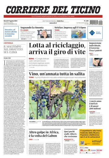 Corriere del Ticino - 31 Aug 2023