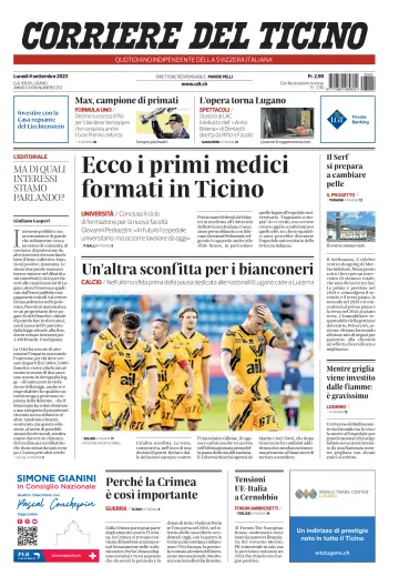 Corriere del Ticino - 4 Sep 2023