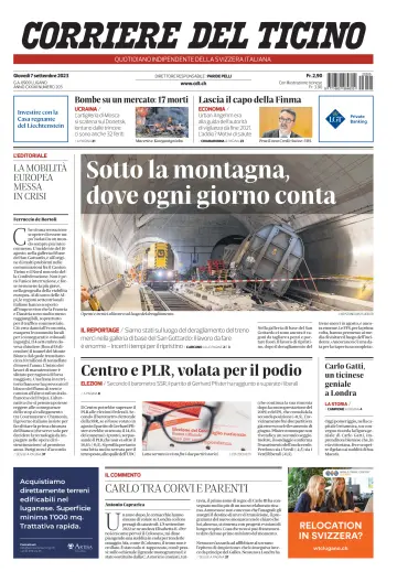 Corriere del Ticino - 7 Sep 2023