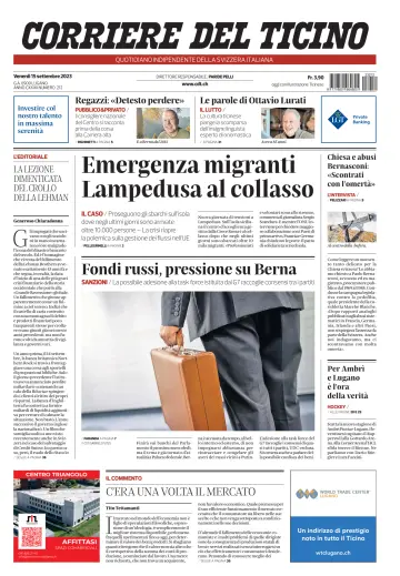 Corriere del Ticino - 15 Sep 2023