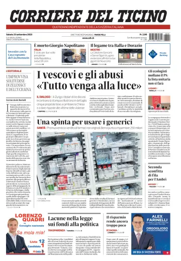 Corriere del Ticino - 23 Sep 2023