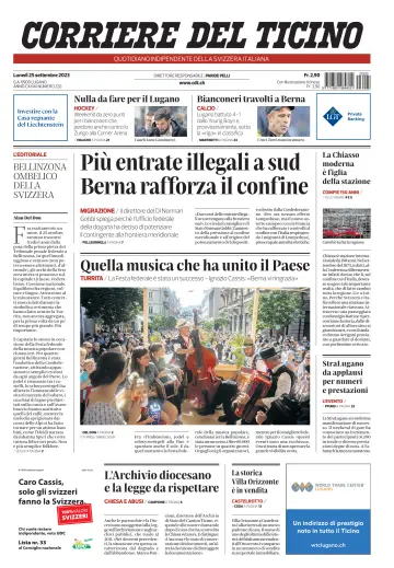 Corriere del Ticino - 25 Sep 2023