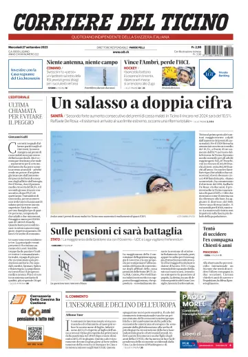 Corriere del Ticino - 27 Sep 2023