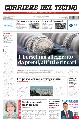 Corriere del Ticino - 28 Sep 2023