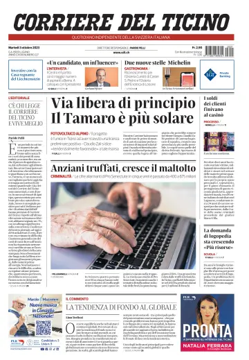 Corriere del Ticino - 3 Oct 2023