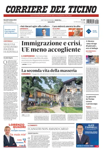 Corriere del Ticino - 5 Oct 2023
