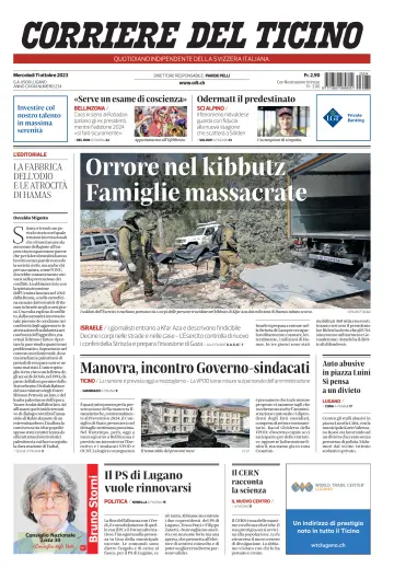 Corriere del Ticino - 11 Oct 2023