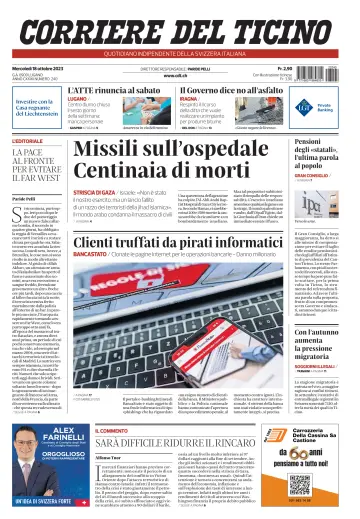 Corriere del Ticino - 18 Oct 2023
