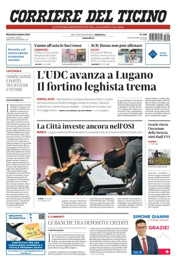 Corriere del Ticino - 24 Oct 2023