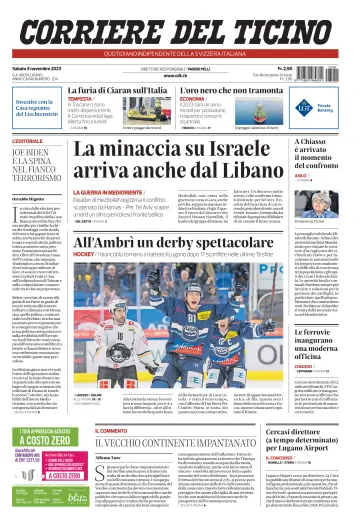 Corriere del Ticino - 4 Nov 2023