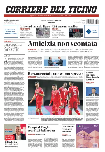 Corriere del Ticino - 16 Nov 2023
