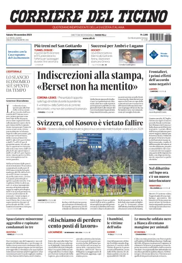 Corriere del Ticino - 18 Nov 2023