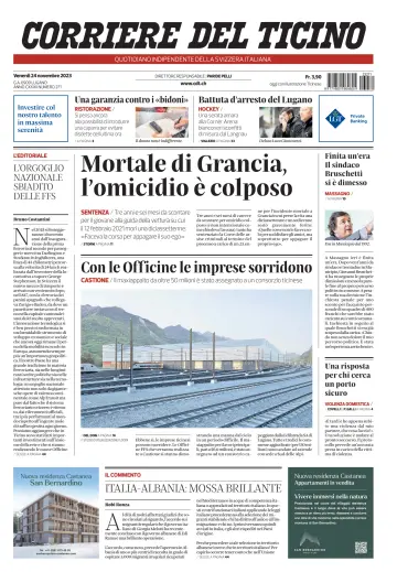 Corriere del Ticino - 24 Nov 2023