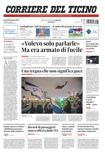 Corriere del Ticino - 28 Nov 2023