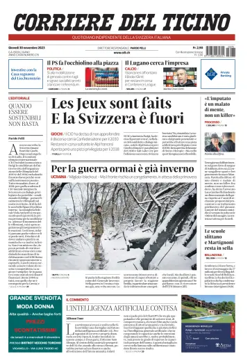 Corriere del Ticino - 30 Nov 2023