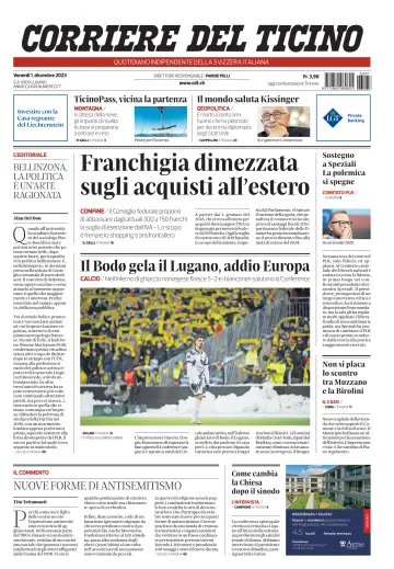 Corriere del Ticino - 1 Dec 2023