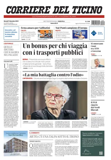 Corriere del Ticino - 7 Dec 2023