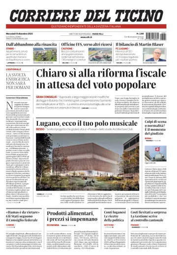 Corriere del Ticino - 13 Dec 2023