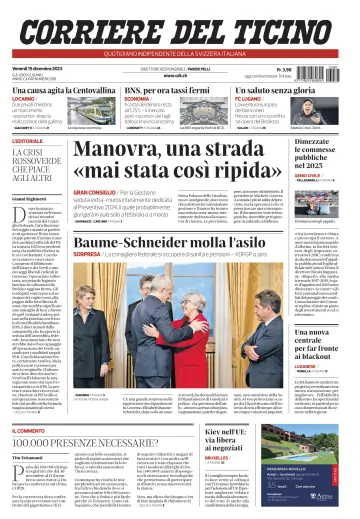 Corriere del Ticino - 15 Dec 2023