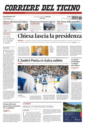 Corriere del Ticino - 28 Dec 2023