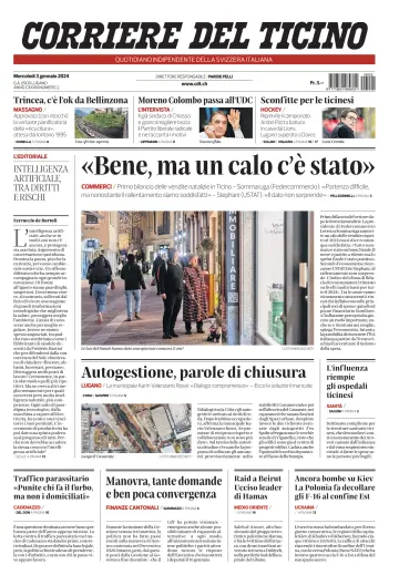 Corriere del Ticino - 3 Jan 2024