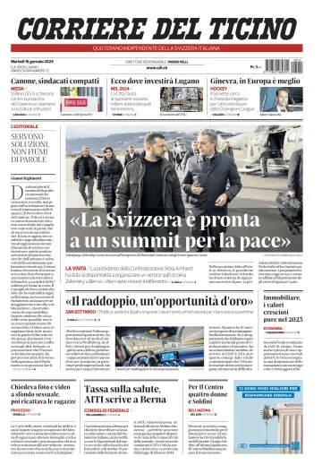 Corriere del Ticino - 16 Jan 2024