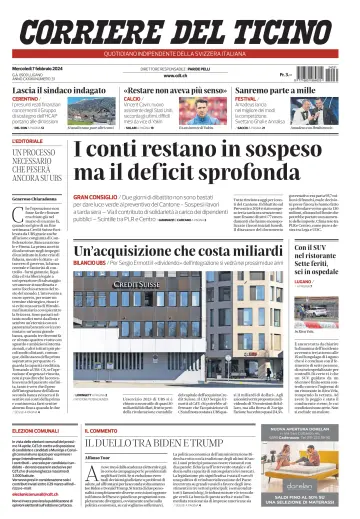 Corriere del Ticino - 7 Feb 2024