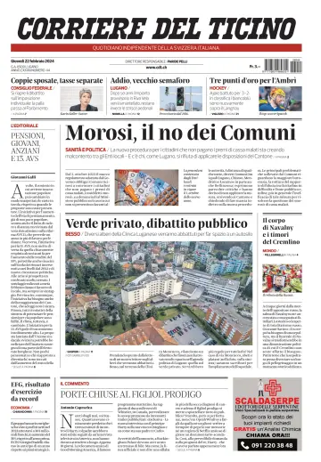 Corriere del Ticino - 22 Feb 2024