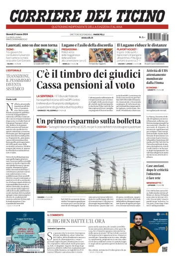 Corriere del Ticino - 21 Mar 2024