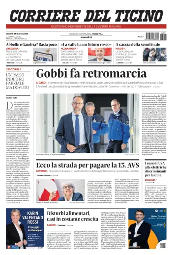 Corriere del Ticino - 28 Mar 2024