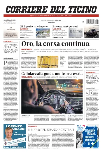 Corriere del Ticino - 4 Apr 2024