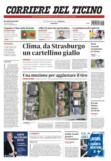 Corriere del Ticino - 10 Apr 2024