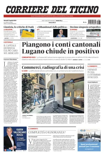 Corriere del Ticino - 12 Apr 2024