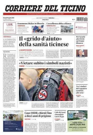 Corriere del Ticino - 18 Apr 2024