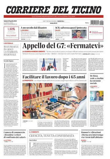 Corriere del Ticino - 20 Apr 2024