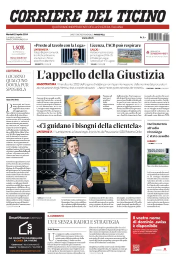 Corriere del Ticino - 23 Apr 2024