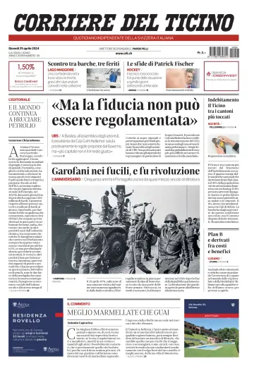 Corriere del Ticino - 25 Apr 2024