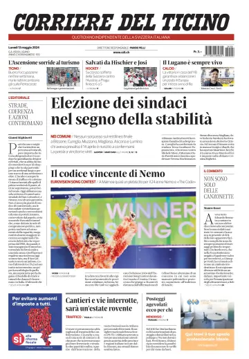 Corriere del Ticino - 13 mayo 2024