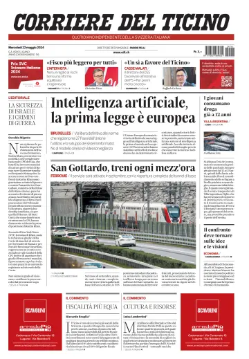 Corriere del Ticino - 22 May 2024