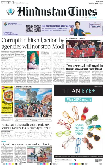 Hindustan Times (Patna) - 13 Apr. 2024