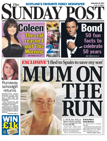 The Sunday Post (Central Edition) - 30 Sept. 2012