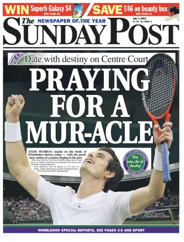 The Sunday Post (Central Edition) - 07 Juli 2013