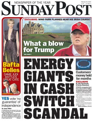 The Sunday Post (Central Edition) - 16 Feb 2014