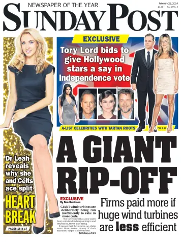 The Sunday Post (Central Edition) - 23 Feb. 2014