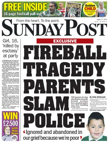 The Sunday Post (Central Edition) - 17 Aug 2014