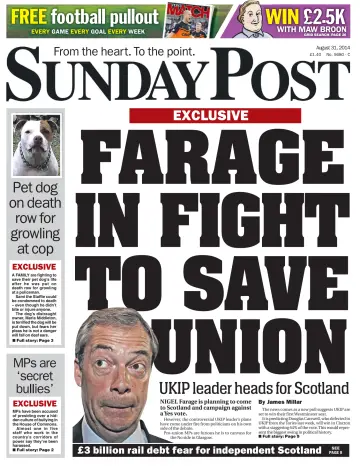 The Sunday Post (Central Edition) - 31 Aug 2014