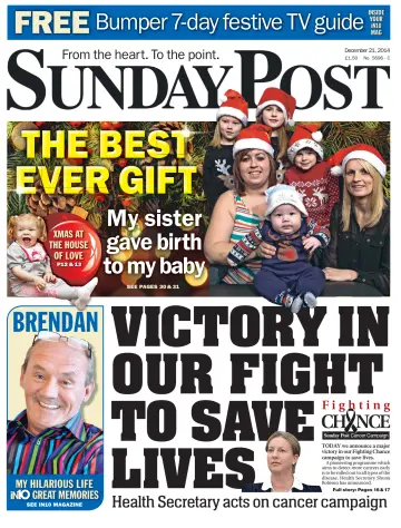 The Sunday Post (Central Edition) - 21 Dec 2014