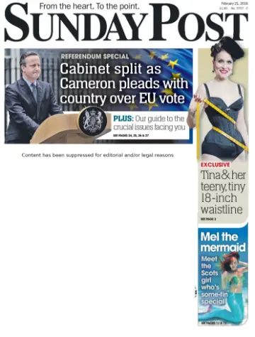 The Sunday Post (Central Edition) - 21 Feb 2016
