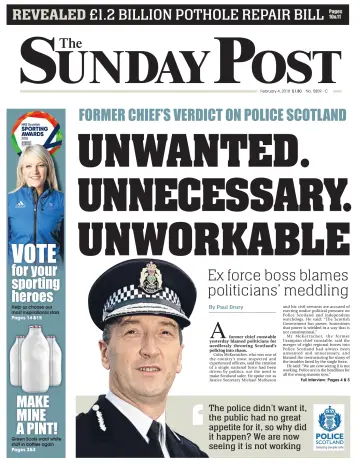 The Sunday Post (Central Edition) - 4 Feb 2018
