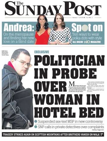 The Sunday Post (Central Edition) - 11 Feb. 2018